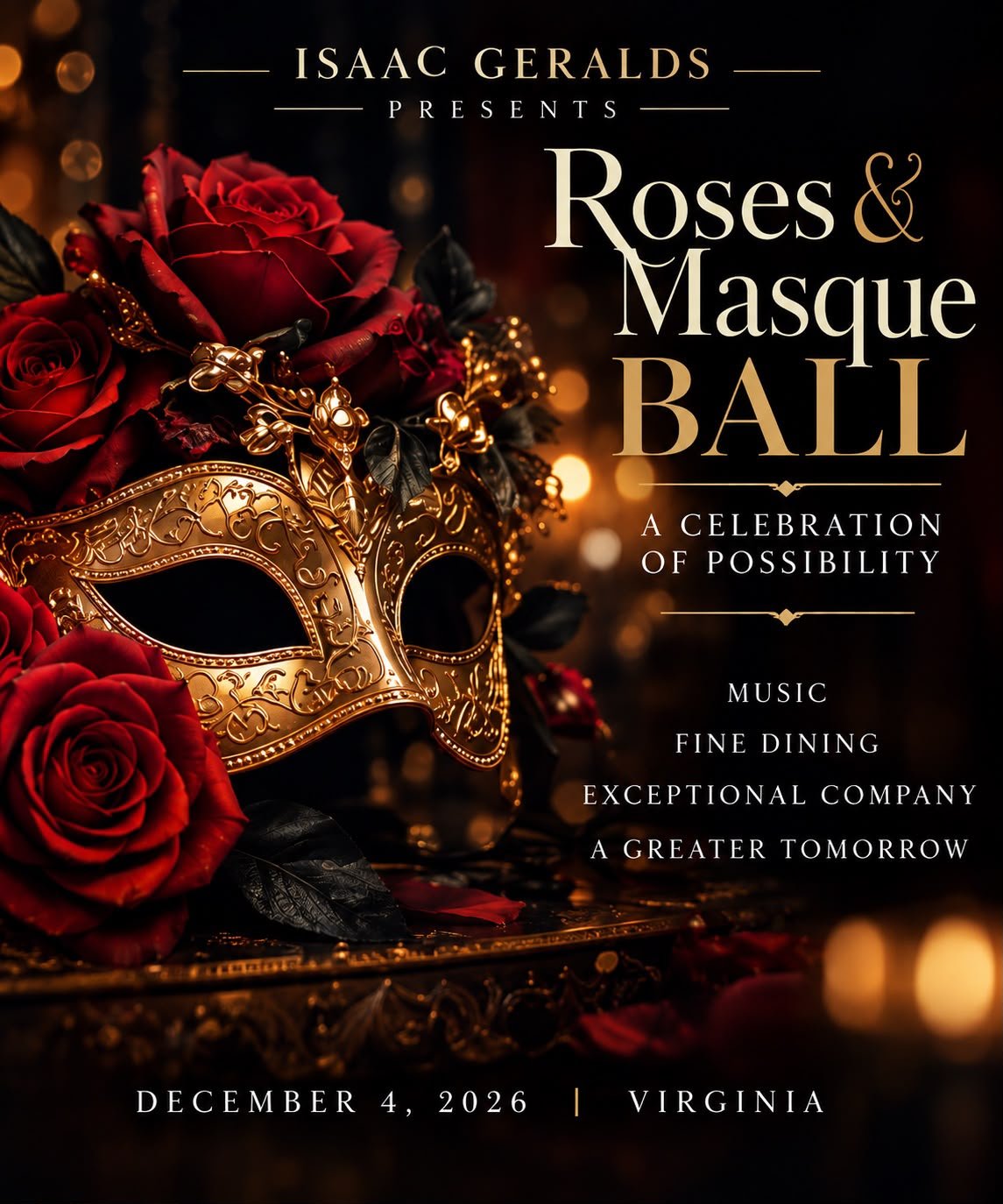 Roses & Masques Christmas Ball